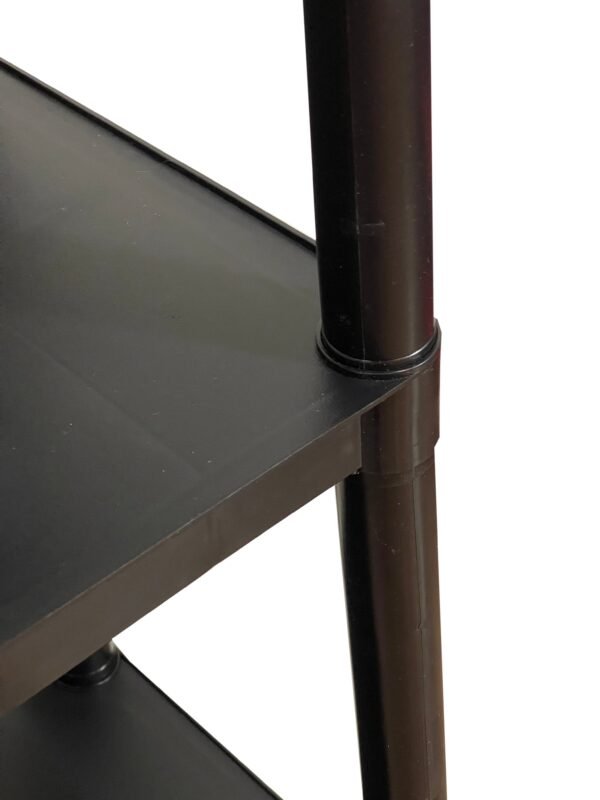 Juggernaut Storage 30"W x 14"D x 70"H 5-Shelf Resin Shelving Unit, 350 lb Capacity Black - Image 2
