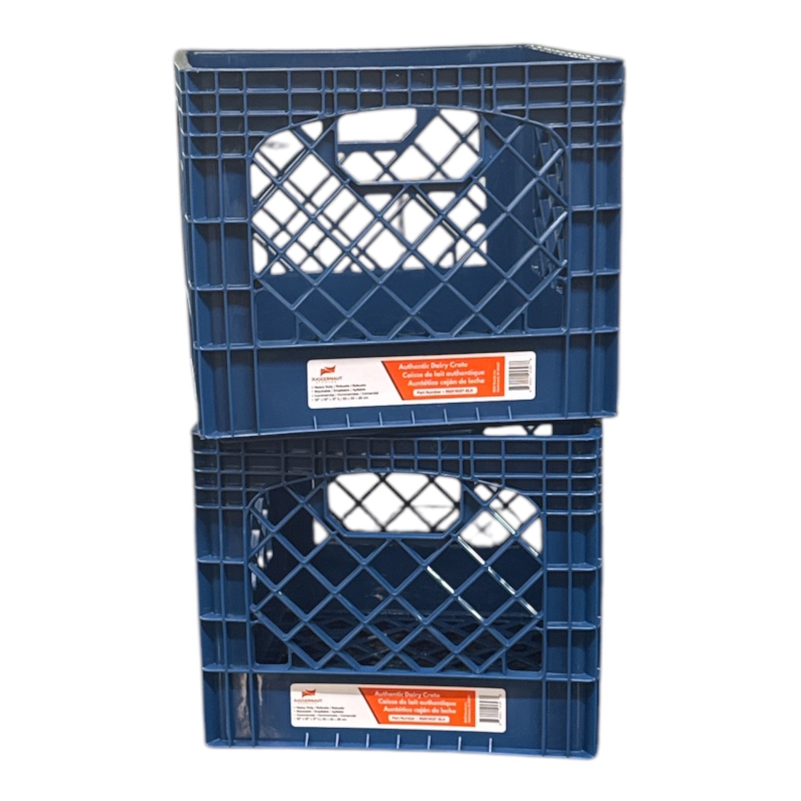 11″ x 13″ x 13″ Blue Milk Crate (Pack of 2) – B&B Goods Inc